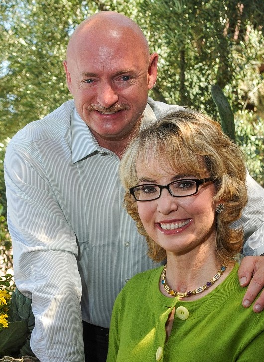 Mark Kelly and Gabby Giffords